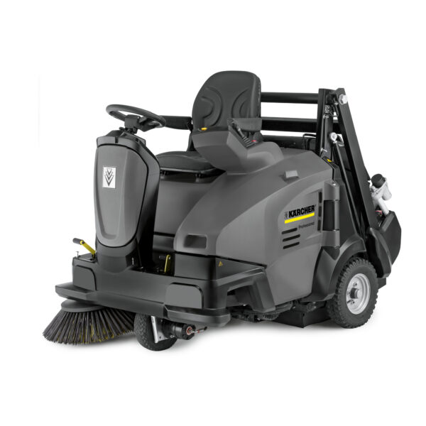 Kärcher Aufsitz-Kehrsaugmaschine KM 105/110 R G mit Kehrsichel-Seitenbesen