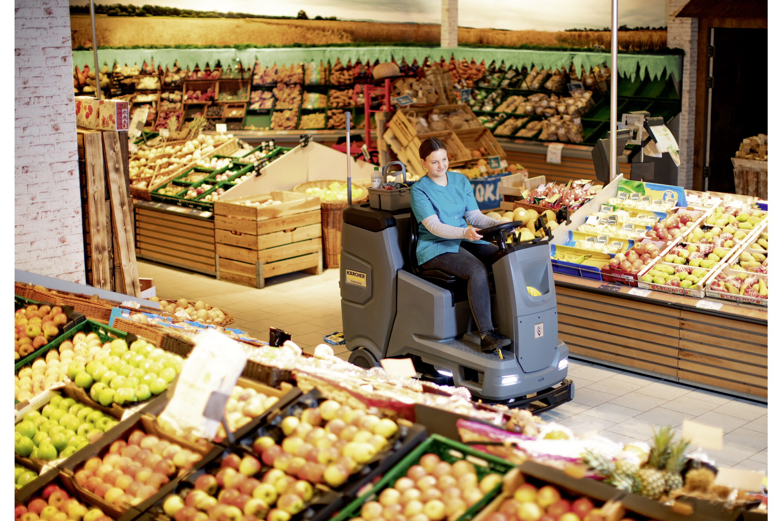 Kärcher Aufsitz-Scheuersaugmaschine B 110 R Bp Pack 170Ah+Dose+D75 – Bild 3