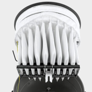 Einfache und sichere Entleerung ohne Abnahme des Antriebskopfs