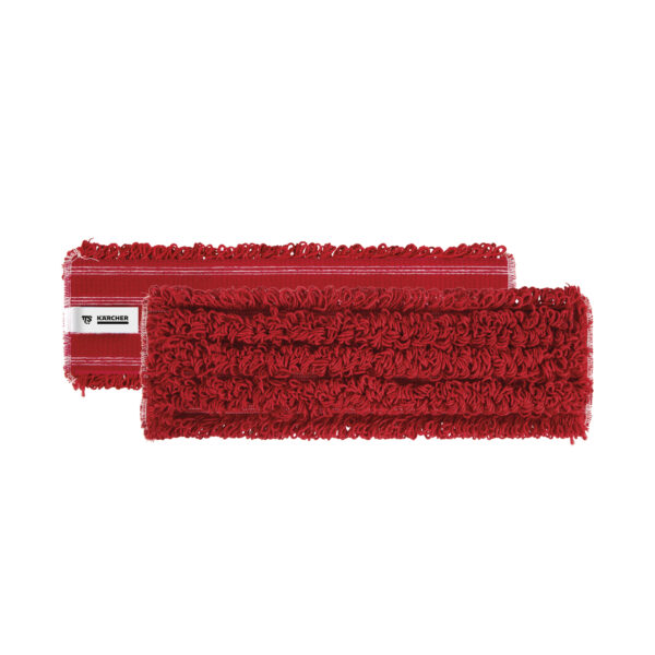 Kärcher Mikrofaserklettmopp Schlingen rot 40cm