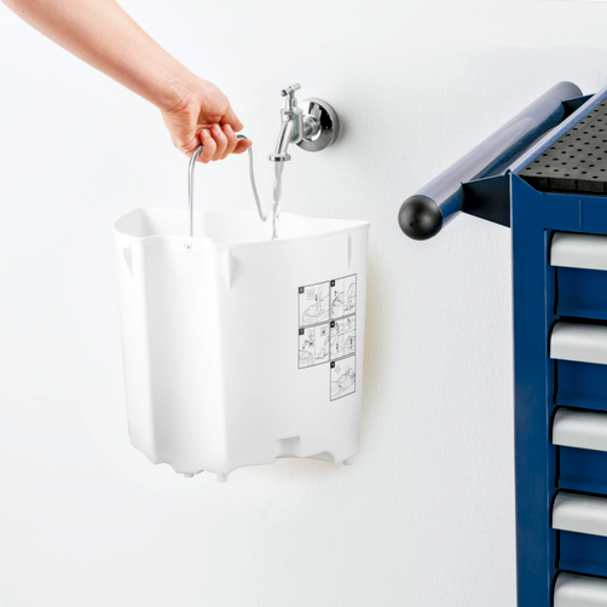 Entnehmbarer, smarter 2-in-1-Behälter