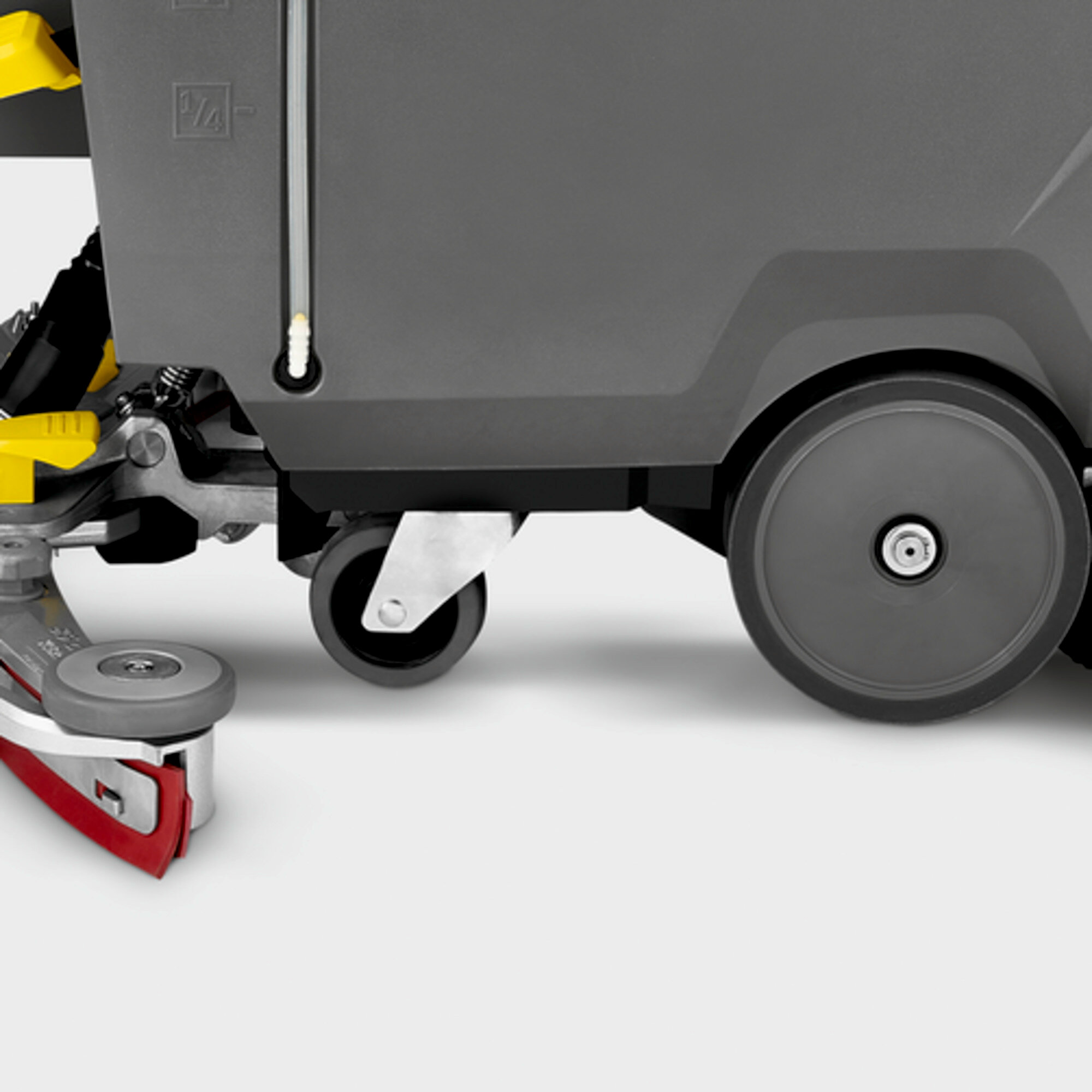 Vierradsystem mit Zweiradantrieb