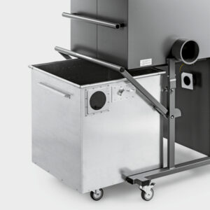 Einfache und sichere Entleerung ohne Abnahme des Antriebskopfs